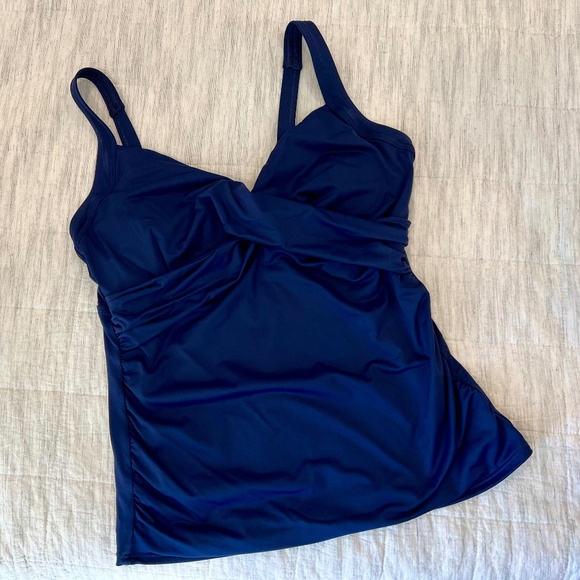 Lands End Tankini Top, 12DDD - Picture 1 of 3